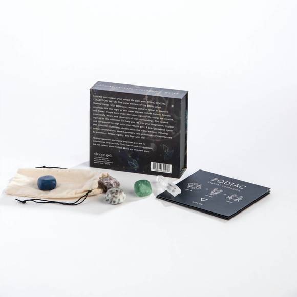 NEW GEOCENTRAL zodiac crystal collection set in water - Picture 2 of 3